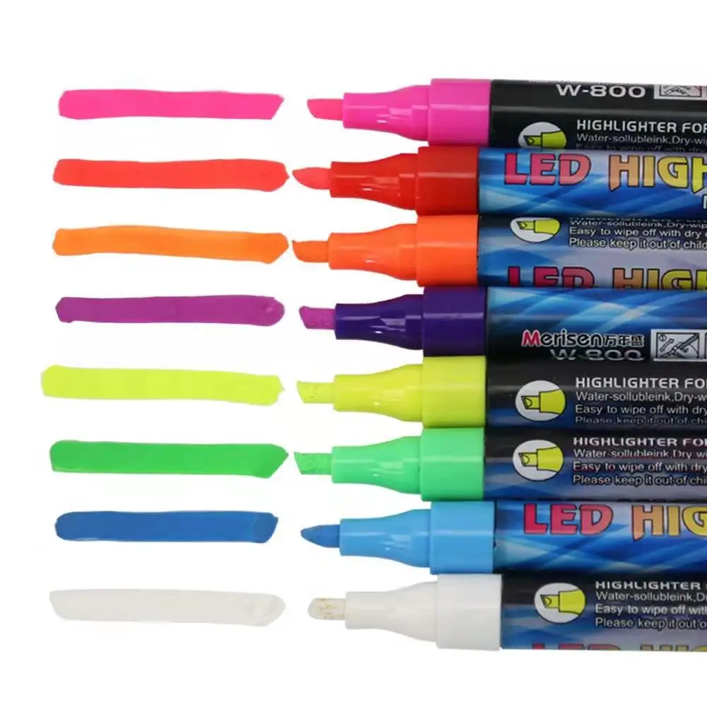 LED Highlighter Queen Bee Marker Plastic Marking Pen 8Colors Beekeeping Identification Rearing Mating Marker Beekeeper Equipment