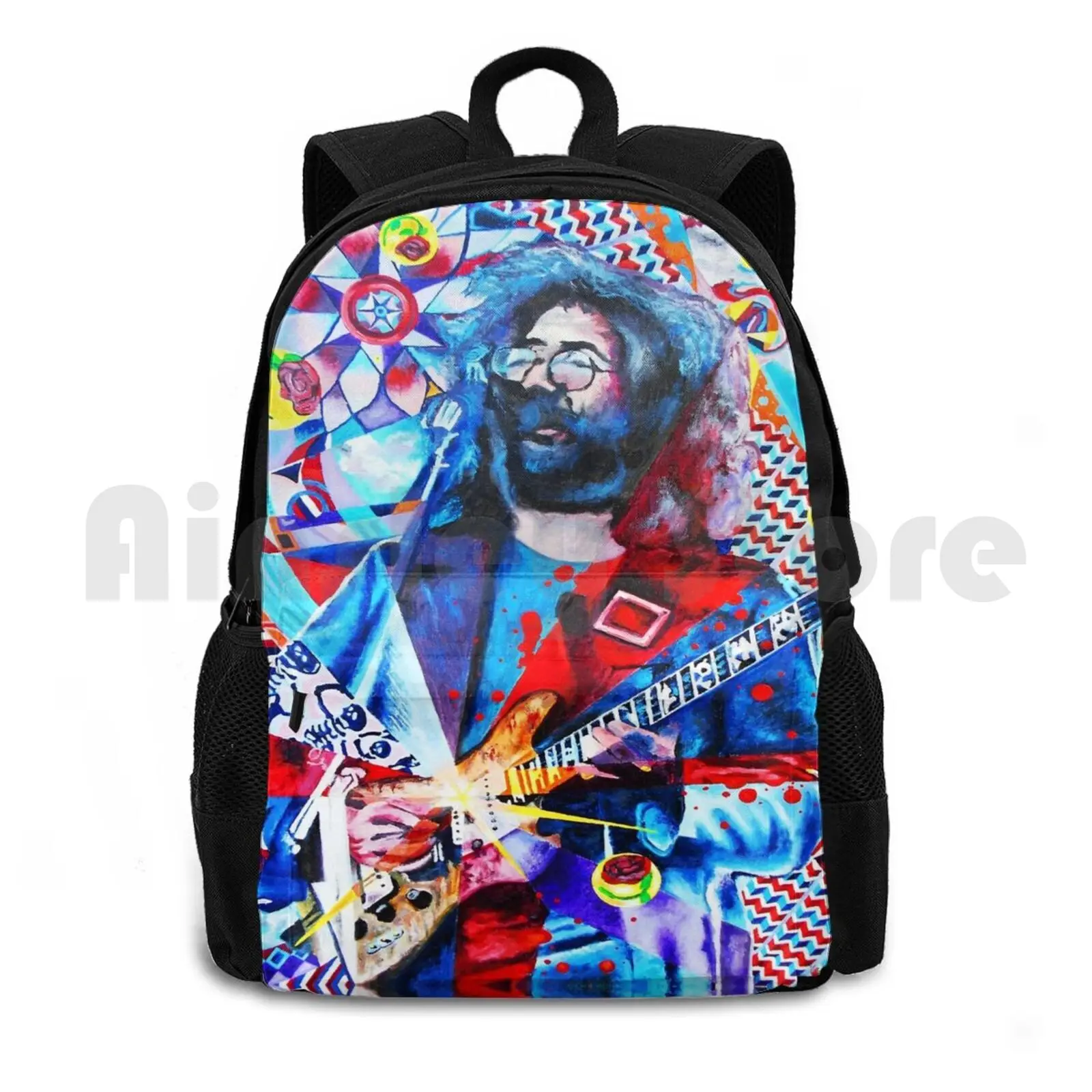 Jerome Thirteen Point Oh Outdoor Hiking Backpack Riding Climbing Sports Bag Jerry Garcia Art Jerry Garcia Kevin J Cooper