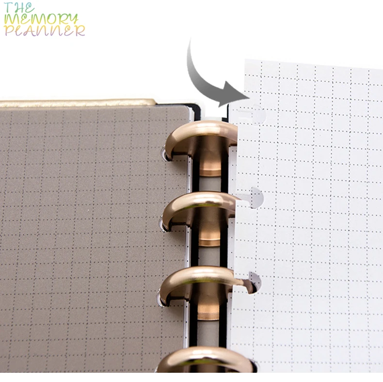 30pcs 24mm Metal Ring Binder Mushroom Hole Loose-leaf Rings Notebook Accessories Binding Ring Metal Disc Binding Planner Rings