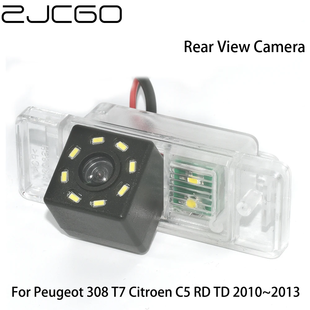 

ZJCGO CCD Car Rear View Reverse Back Up Parking Night Vision Waterproof Camera for Peugeot 308 T7 for Citroen C5 RD TD 2010~2013