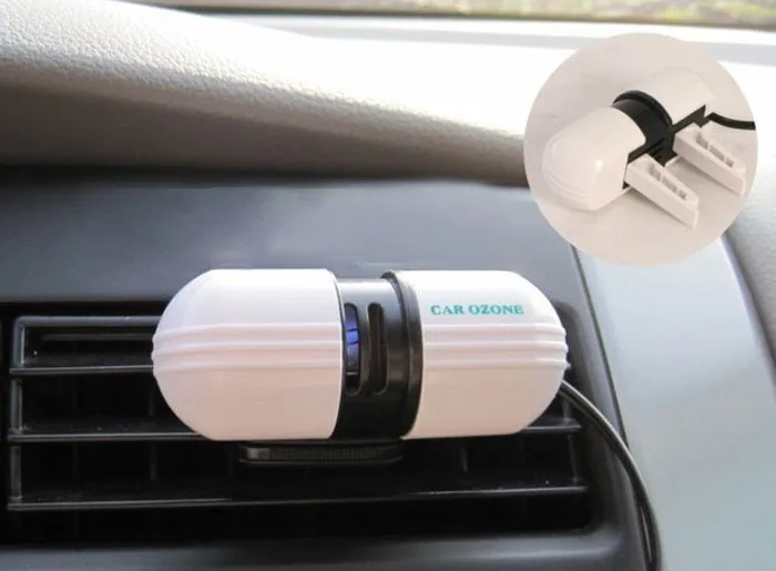 Newest Car Ozone Ionizer Generator Vehicle Air Purifier air freshener oxygen bar concerate Air vent Car oxygen ozonizer