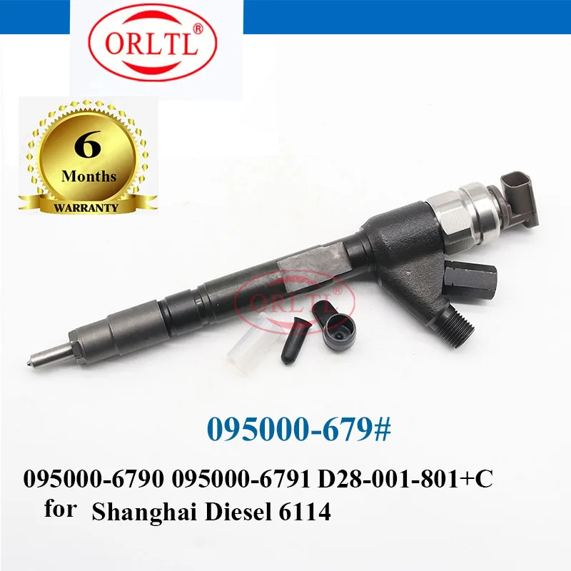 

ORLTL D28-001-801+C Diesel 095000-6790 095000-6791 Auto Common Rail Injection 095000 6790 6970 for DEN0 Shanghai Diesel 6114