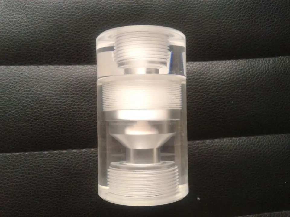 One-Way วาล์ว Tetrafluoro Heart One-Way วาล์วตรวจสอบวาล์วคลอรีนไดออกไซด์เครื่องกำเนิดไฟฟ้าอุปกรณ์เสริมวัสดุแก้วอินทรีย์