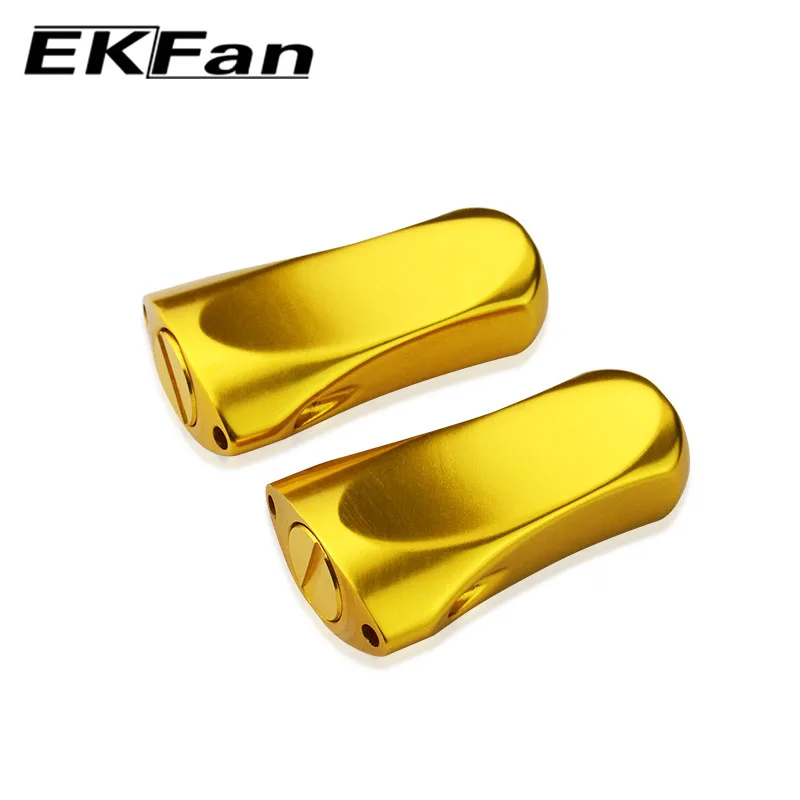 EKFan Fishing Reels Component Part Fishing Reel Handle Aluminum alloy Knob DIY assembly Gold 1pc