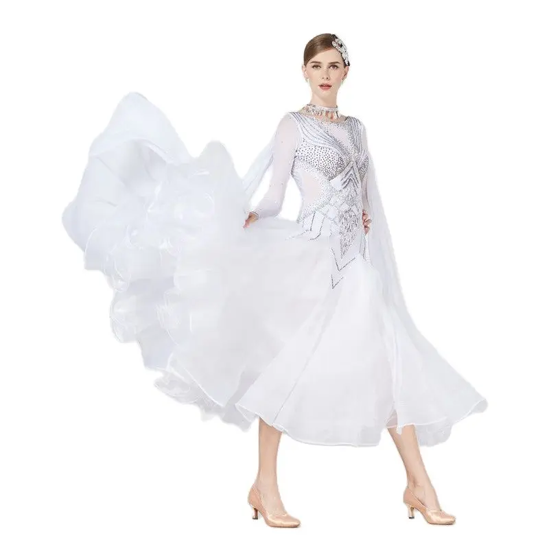 B-17182 Custom ballroom dance wear, ballroom dance dress competition for sale