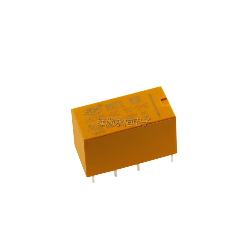 2Pcs HK19F-DC5V-SHG HK19F-DC12V-SHG HK19F-DC24V-SHG HK19F-DC3V-SHG DC9V Coil DPDT 8 Pin 2NO 2NC Mini Power Relays PCB Type