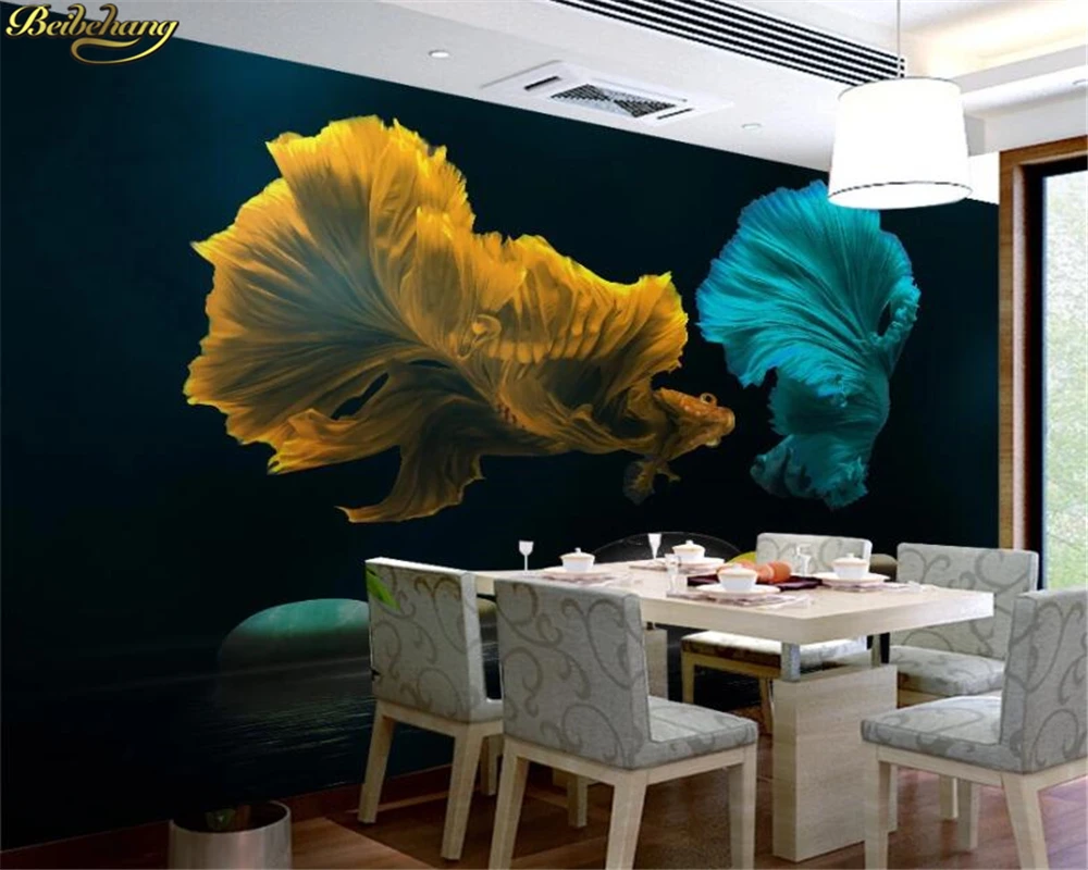 beibehang papel de parede Custom 3d wallpaper modern fashion light luxury 3D three-dimensional guppy cobblestone background wall