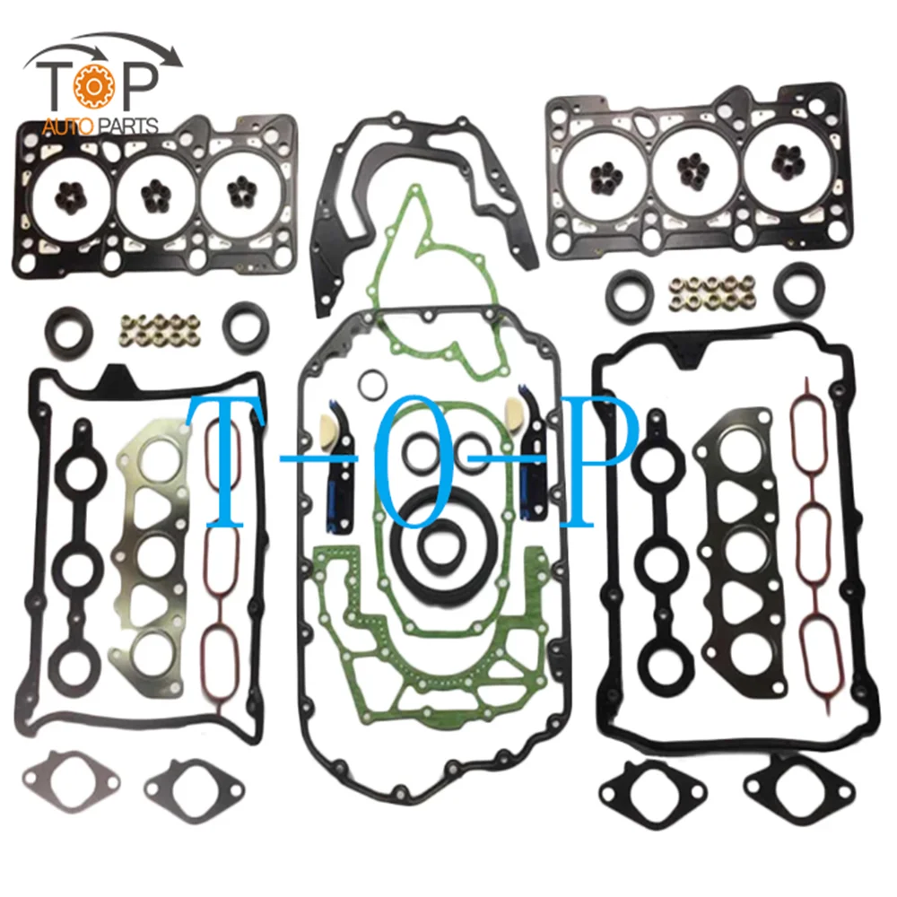 A6 C5 2.8 Engine Complete Overhaul Rebuilding Gasket Kit For Audi 078 103 383 R 078 198 012G Cylinder Head