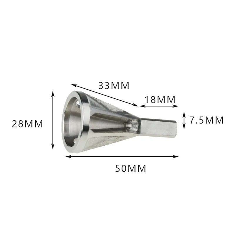 Herramienta de chaflán externo de desbarbado, herramientas de extracción de rebabas de acero inoxidable para herramienta de perforación de Metal