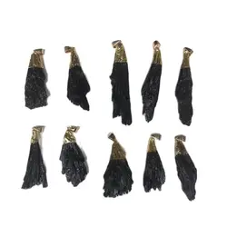 Natural Raw Crystals Spiritual Healing Black Tourmaline Kyanite Gemstone Rough For Pendant