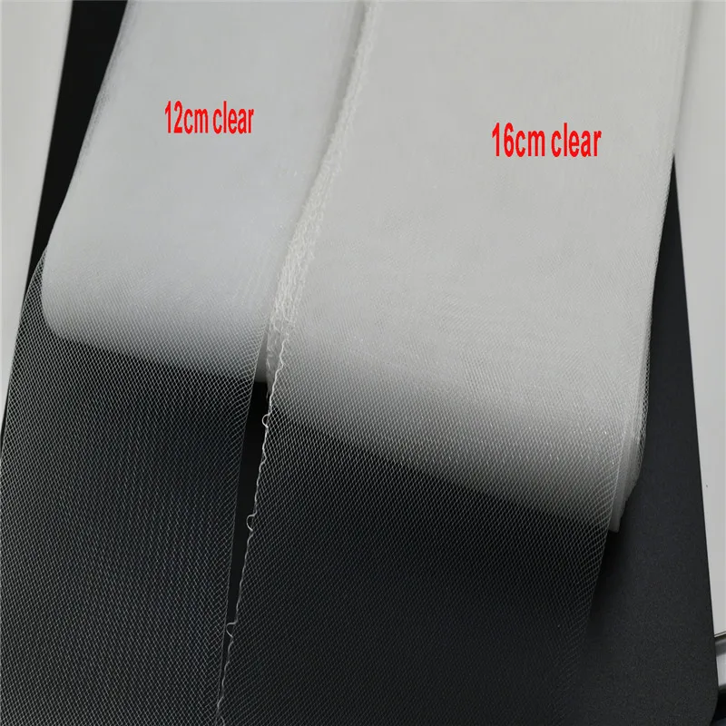 16cm Horsehair for crinoline Plain Crin Horse Hair Braids Fascinator white black for dress soft hard