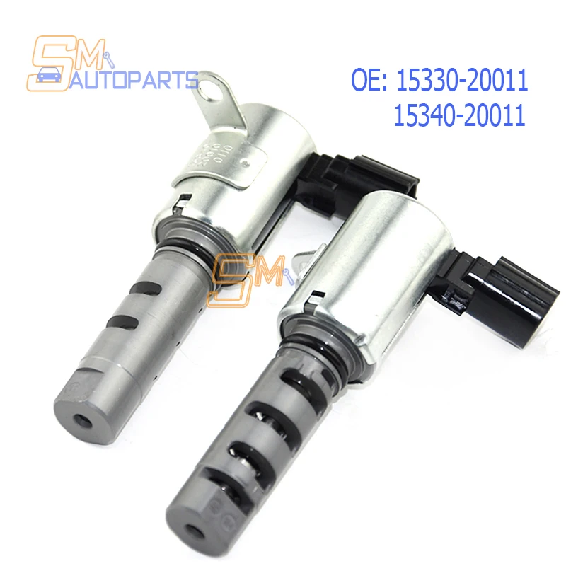 

15330-20011 15340-20011 Новый левый + правый клапан управления маслом VVT, соленоид переменной синхронизации двигателя для Toyota Lexus 15340-20010