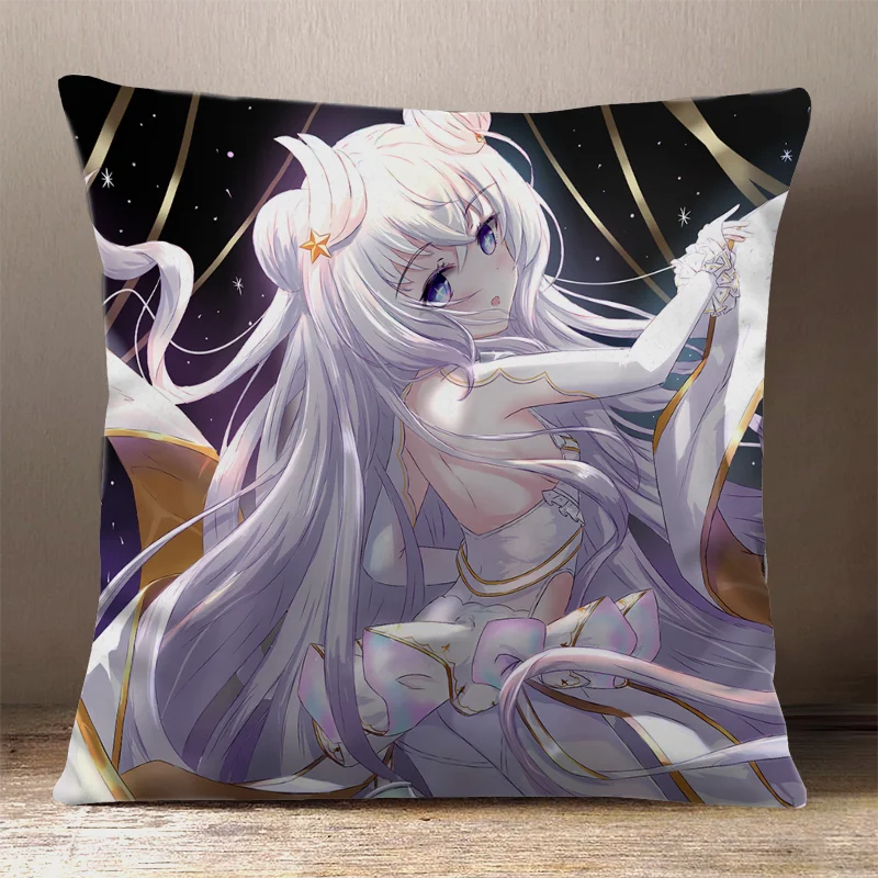 Hot Anime Azur Lane MNF Le Malin Cartoon Printing Square Throw Pillow Siesta Dakimakura Dakimakura Safa Back Cushion Gifts