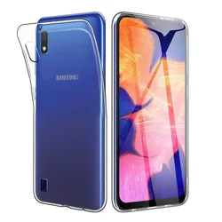 Full-Body Protective Phone Case Cover for Samsung Galaxy A10 SM-A105M/DS 2019 Soft TPU Silicon Transparent SamsungA10 Galaxy-A10