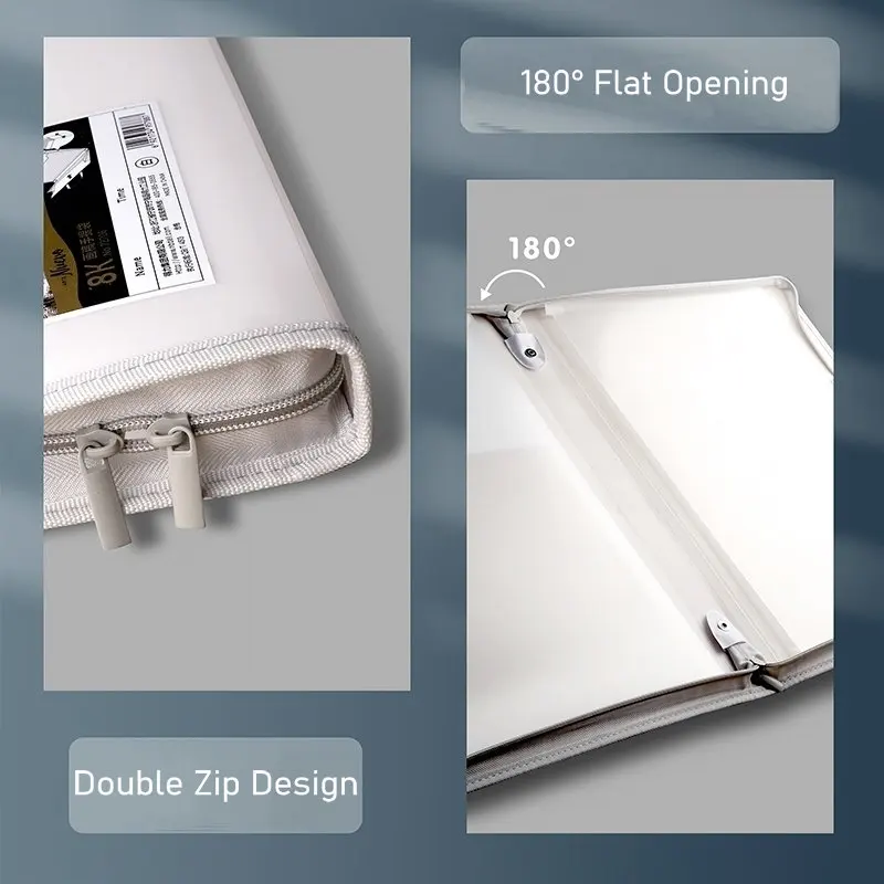 Portable A3 File Bag For Document Organizer Drawing Portfolio