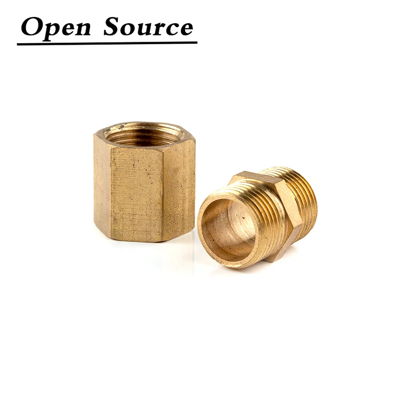 Brass Copper Hose Pipe Fitting Hex Coupling Coupler Fast Connetor Male Thread/Female Thread 1/8\