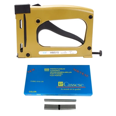 HM515 Manual Staple Gun Manual Stapler Manual Nailer frame tacker with 1000 pcs free cost nails