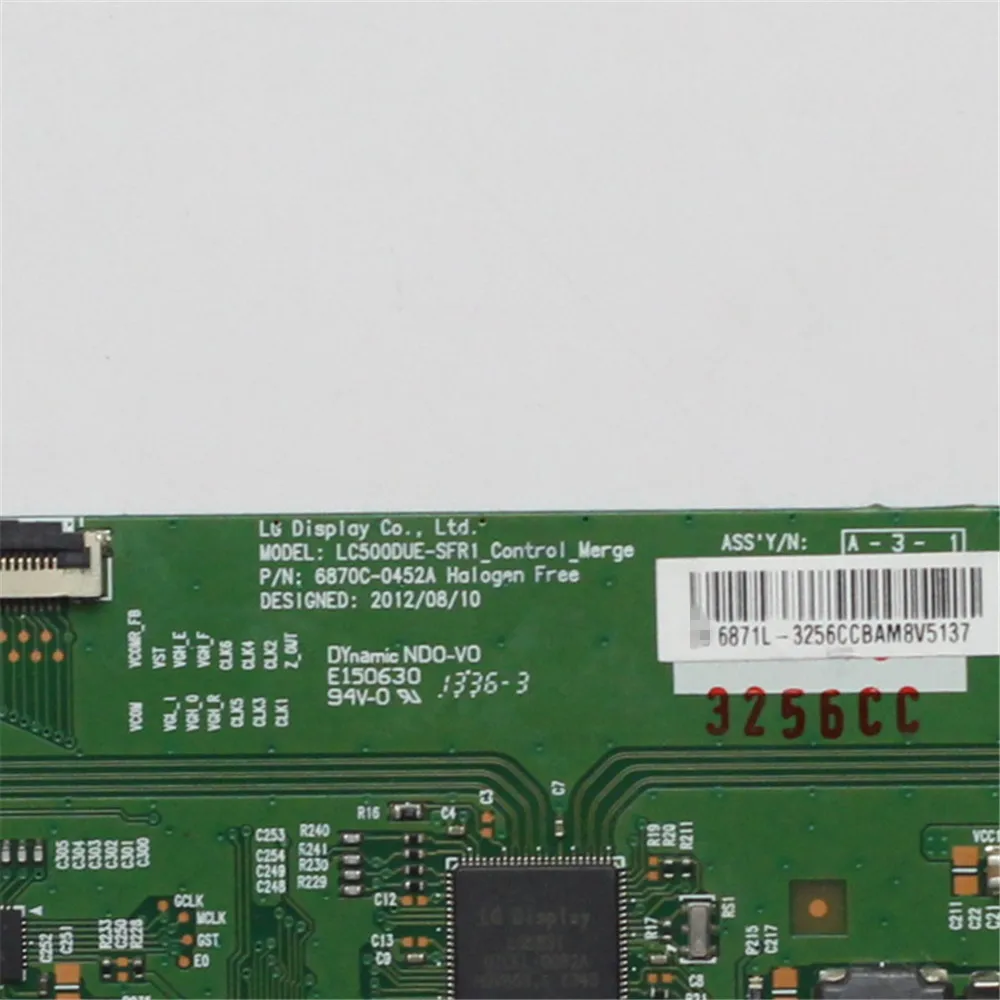 6870C-0452A Logic Board 6870C 0452A LC500DUE-SFR1_Control_Merge LCD TV Board for TV Original Logic T-con Board Card 6870C0452A