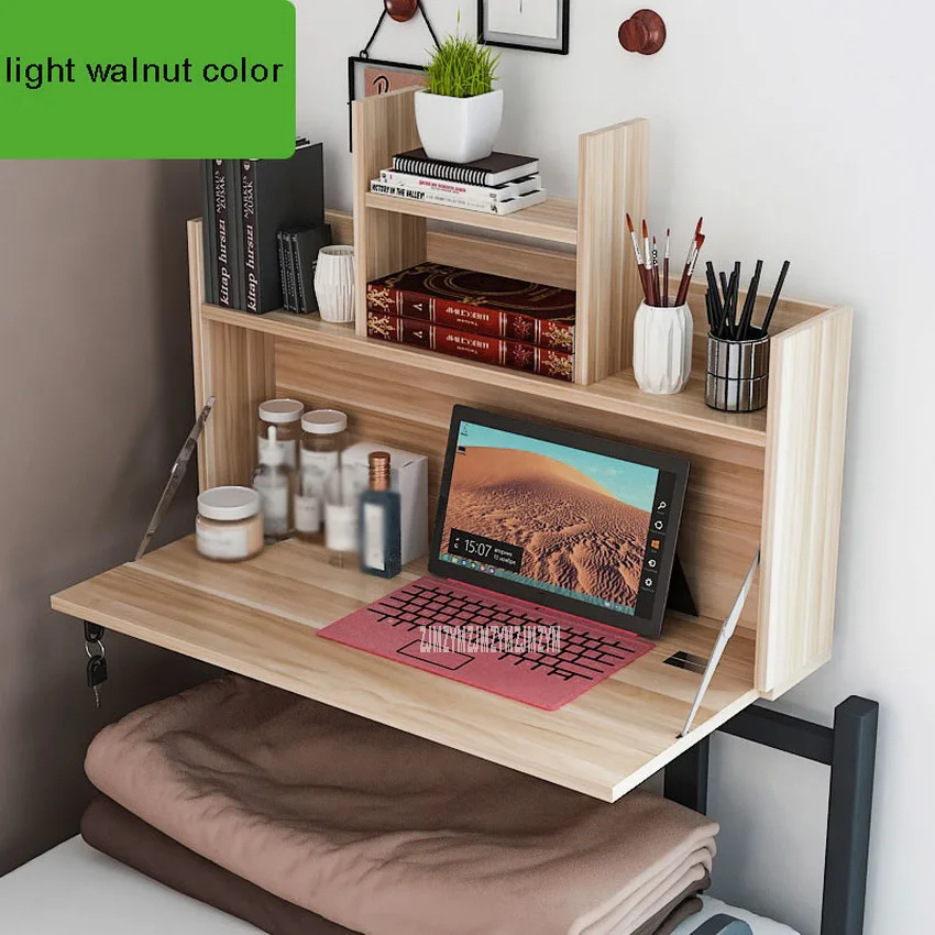 College Student Dormitory Foldable Table Mounted On Bed Creative Computer Laptop Notebook Stand On Bed Head Desk Table