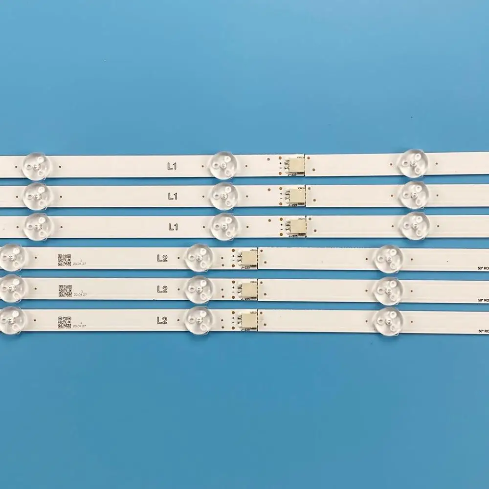 Strip Lampu Belakang LED 10 Lampu untuk LG 50 "TV 50LN5400 50LA620V 6916L-1276A 1273A 1272A 1241A 50LA6208 50ln540v 50LN5710