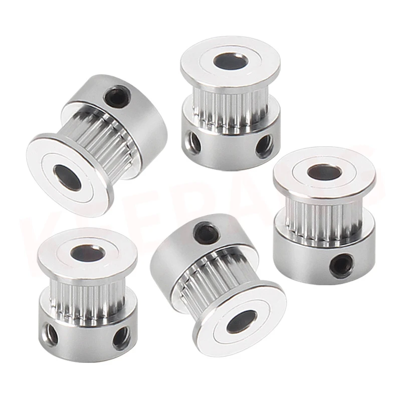 2pcs 3D Printer Parts GT2 Timing Pulley 2GT 16 20 Teeth Aluminum Bore 5mm 8mm Synchronous Wheels Gear Part For Width 6mm 10mm