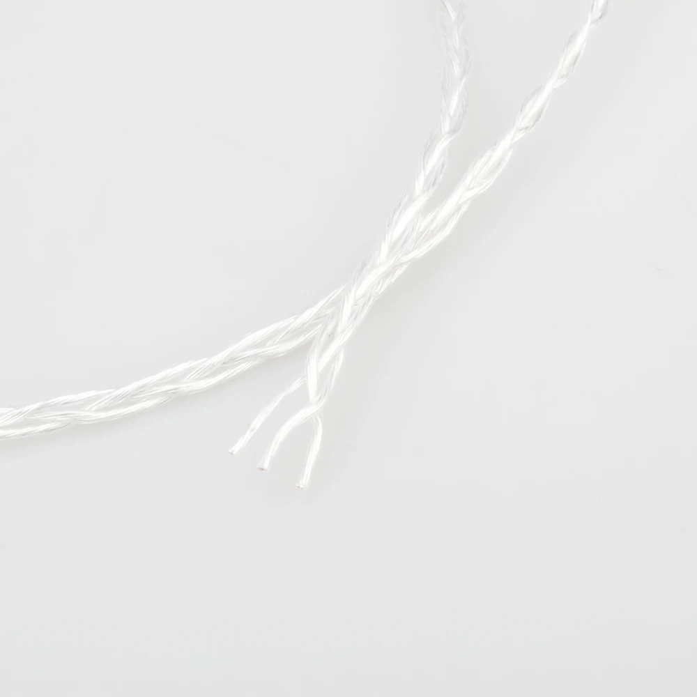 Audiocrast 3AG Bạc Audio Dây Cho DIY RCA Đồng Hồ Đeo Tay Liên Thông Cáp Cân Bằng Cáp Hi Cấp Hifi Số Lượng Lớn Dây