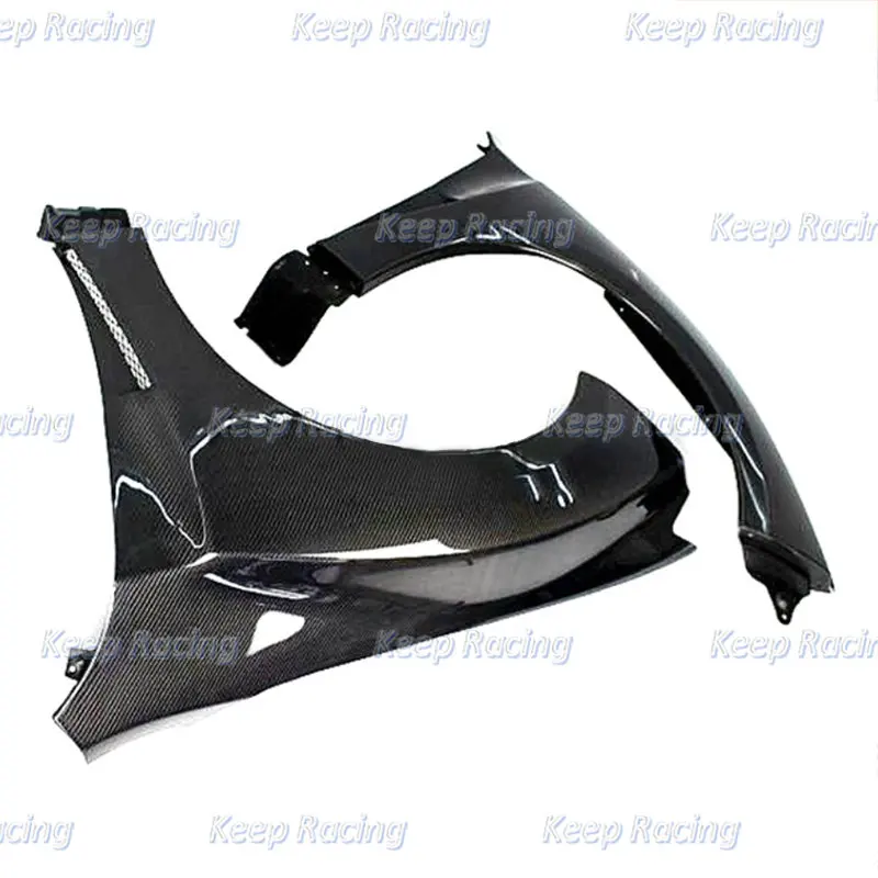 OEM Style Carbon Fiber Vented Front Fender For Subaru Impreza GRB STI Glossy Finish OE Wheel Arch Flare Fibre Auto Cover Bodykit