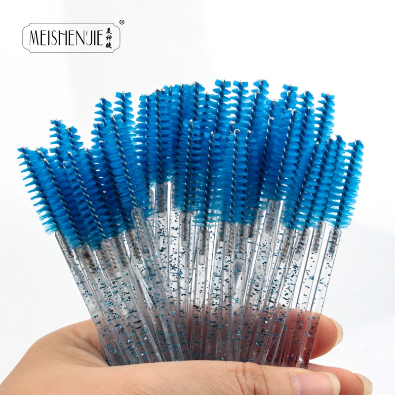 5-50PCS Crystal Eyelashes Brush Comb Eye Lashes Extension Mascara Wands Makeup Professional Makeup Beauty Tool Eye Lashes Brush