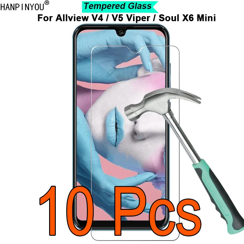 10 Pcs/Lot For Allview V4 / V5 Viper / Soul X6 Mini 9H Hardness 2.5D Toughened Tempered Glass Film Screen Protector Guard