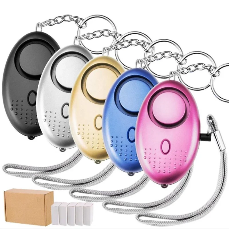 

130dB Self Defense Personal Alarm Emergency Protection SOS Safety Alarm KeyChain Woman Children Elderly