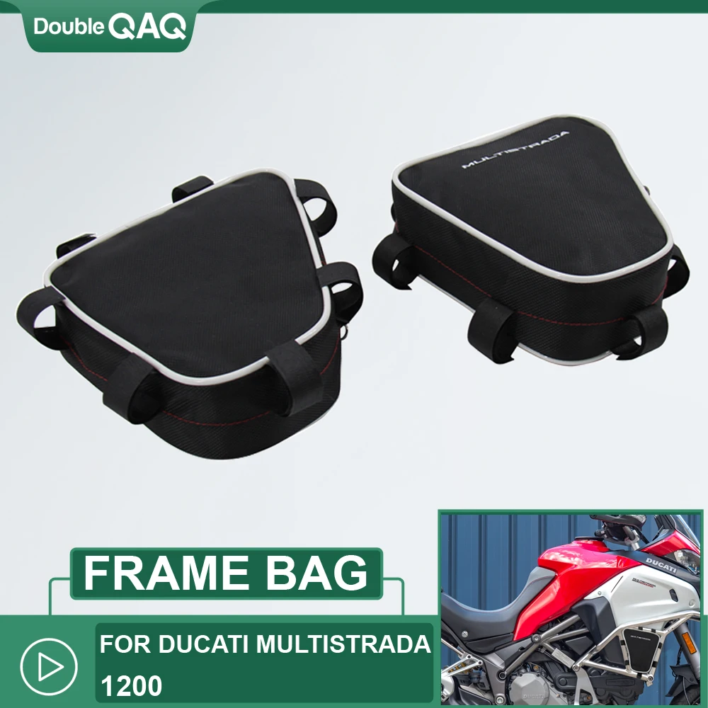 

Motorcycle Waterproof Repair Tool Positioning Frame Bag Crash Bar Package Toolbox Bags For DUCATI Multistrada 1200