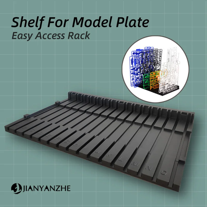 Model Pieces Shelves Plastic Rack Organizer For Hobby Model Making Parts