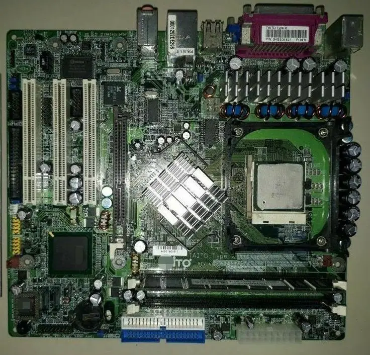 

G4S306-501 100% OK Original Embedded IPC Mainboard TAIYO TYPE X ATX Industrial Motherboard 2*PCI 2*COM 1*LAN with RAM PGA478 CPU