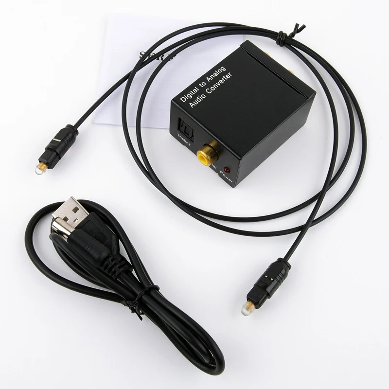 

Coaxial Digital Signal Optical Fiber to Analog Audio Converter UND Sale