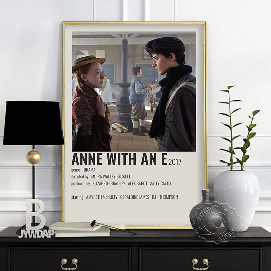 Anne With An E Hot Poster 2019 TV Show Movie Retro Poster Star Role Poster Print Art Oil Picture Home Decorative Wall Picture