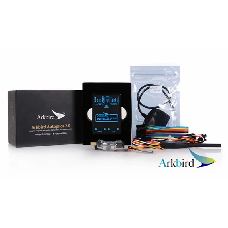

2019 New Arkbird FPV OSD V2.0 Autopilot Flight Controller Integrated AAT airborne Module With Neccessory Cables plug and play