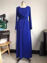 Silky Muslim Dress Two Pieces #4