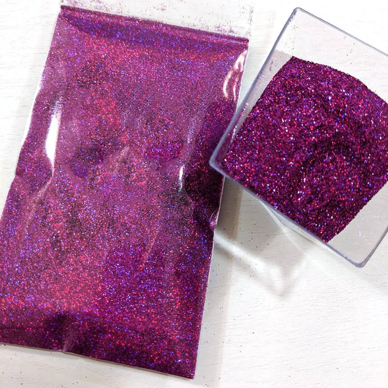 0.2 1/128 Multi-color Holographic Mirror Glitter for Nail Art,(Extra Fine Glitter), 50 Grams Holo Ultra Fine Nail Glitter Powder