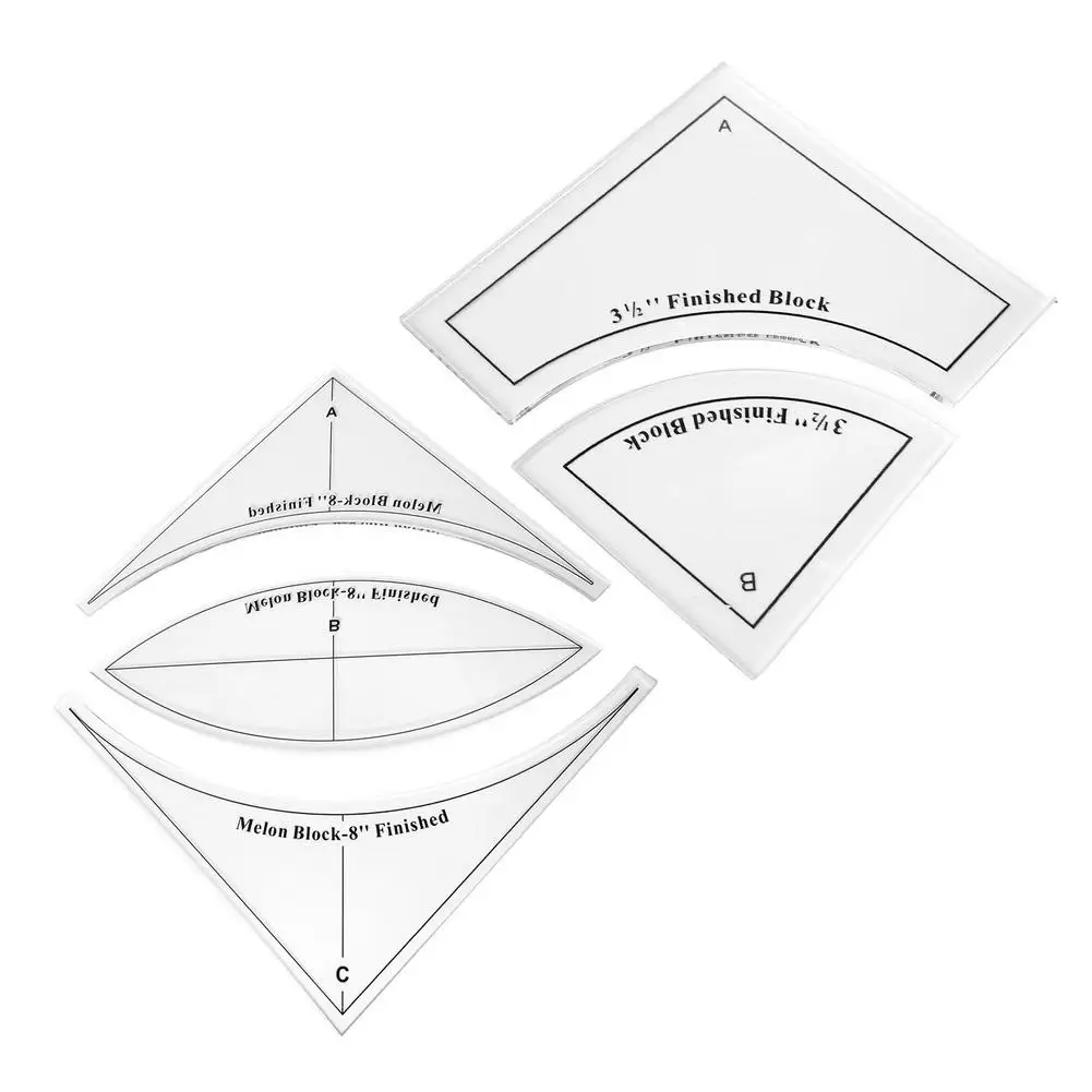 

Patchwork Template Acrylic Folded Star Guide Stencil Hot Pad Interfacing Templates 2 Sizes Cushion Patch Ruler Sewing Templat