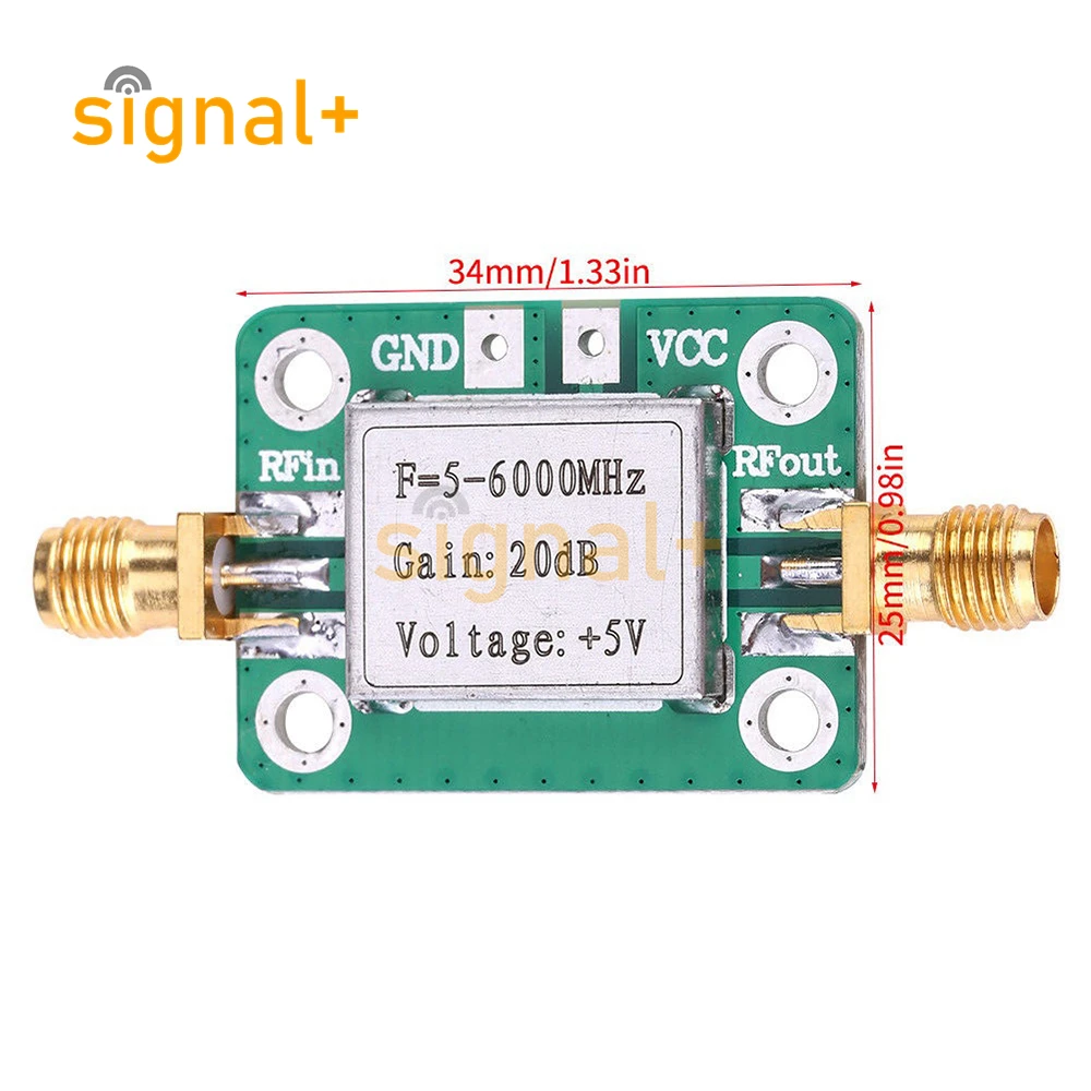 5M-6GHz 5M-3500MHZ TQP3M9009 RF low noise Broadband Signal Amplifier Power Amplifier Gain 20dB VFH UHF SHF 5-6000mhz LNA