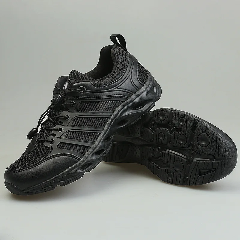 Men Amphibious Shoes Rock Reef Fishing Non-slip Sea River Stream Wading Mesh Sneakers Outdoor Rubber Sole Large Size Hiking Cool
