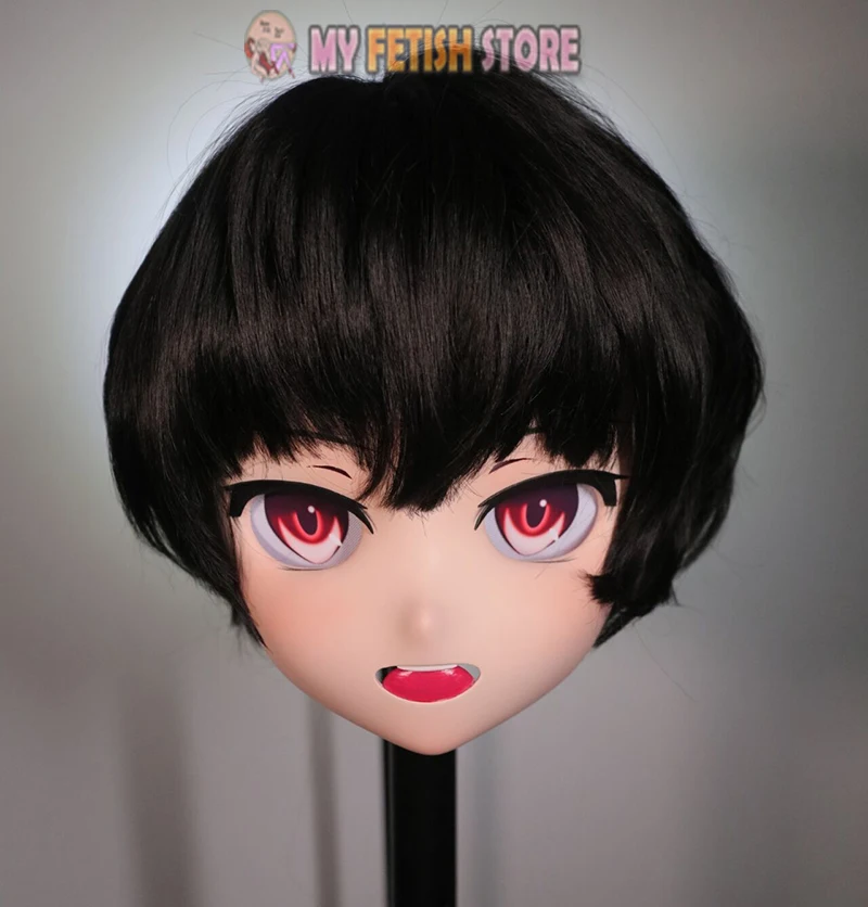 

(NFD013)Customize Full Head Quality Female/Girl Resin Japanese Anime Cartoon Character Kig Cosplay Kigurumi Mask Crossdress Doll