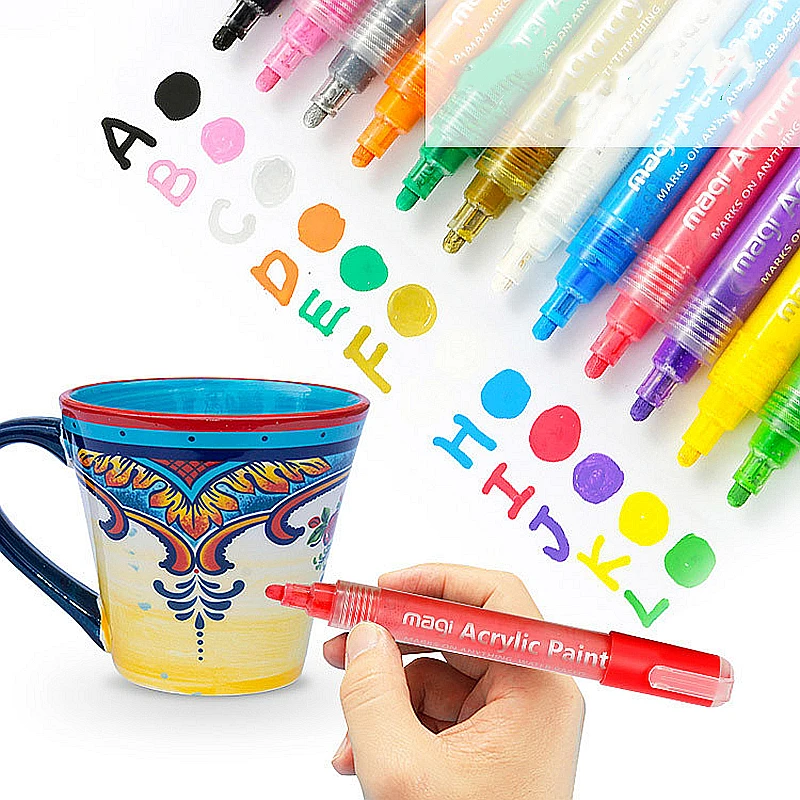 

8/12/28 Color Markers Manga Drawing Markers Pen Alcohol Based High capacity Sketch Felt-Tip Oily Brush Pen Art Supplies