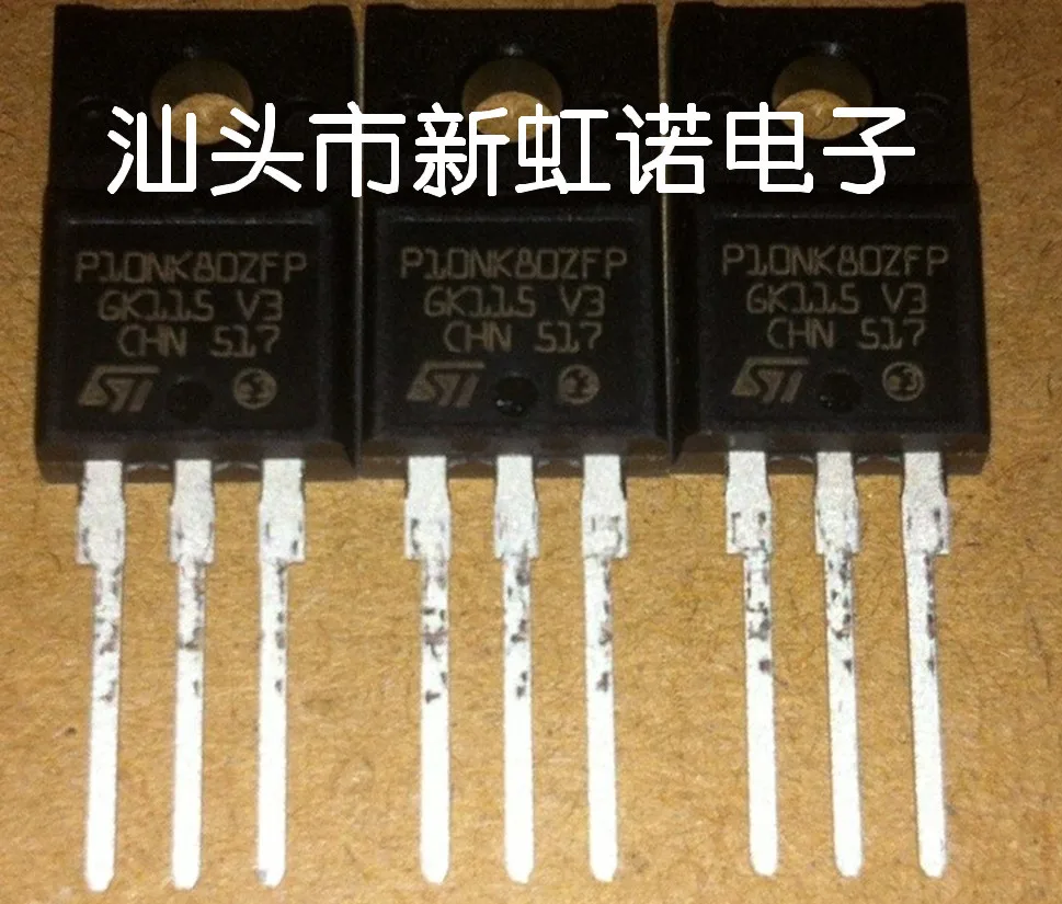 5Pcs/Lot New Original P10NK80ZFP Triode Integrated Circuit Good Quality In Stock