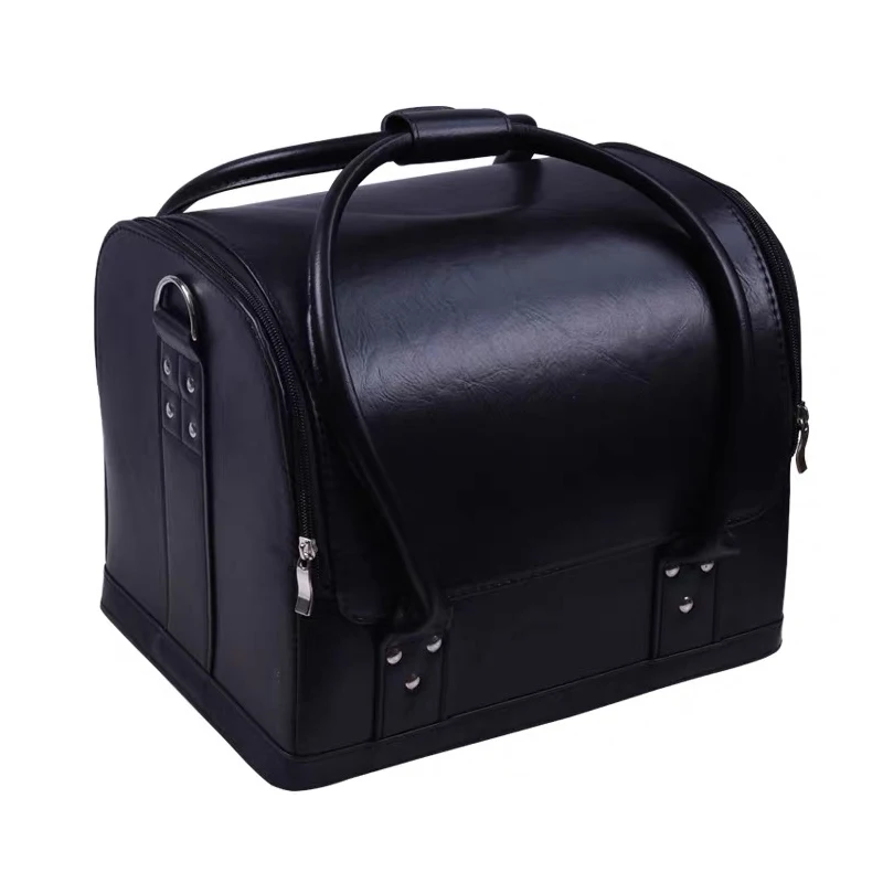 New Women easy to carry Cosmetic bag,Nails Makeup Toolbox,Multifunction Beauty Box Luggage Suitcase Girl Crocodile patte handbag