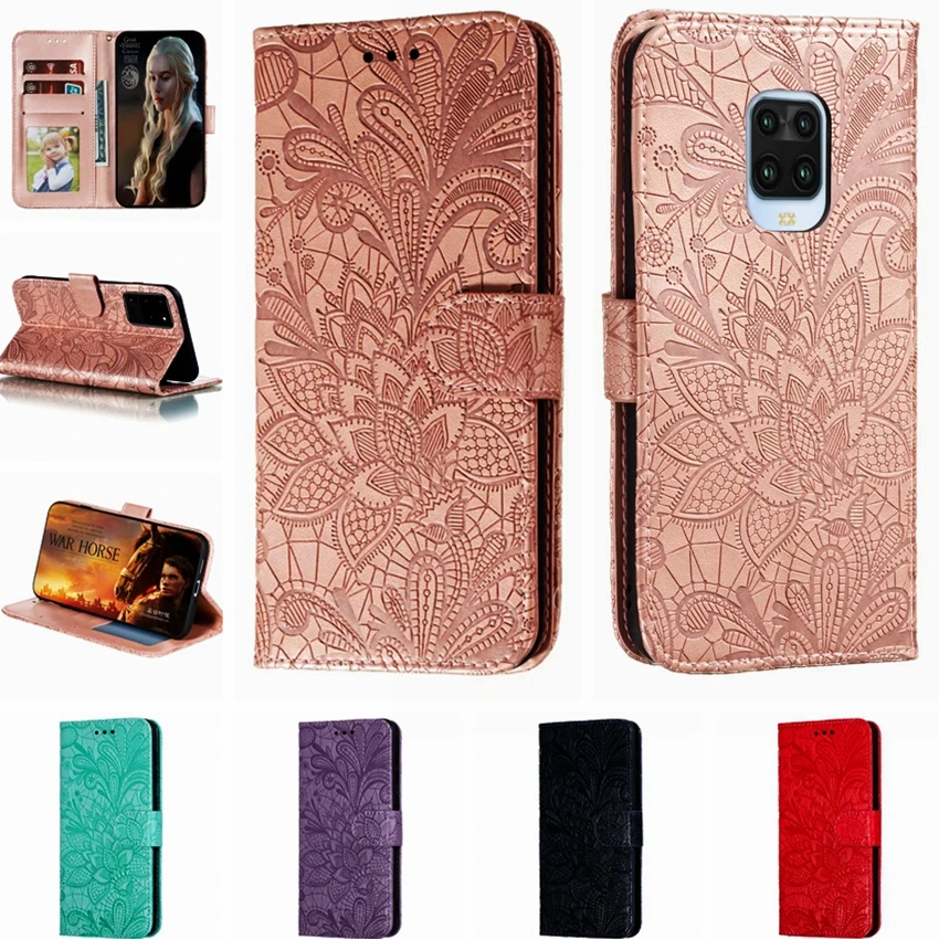 Lace Floral wallet Case for Xiaomi Redmi 9T 9AT 9A 9C 9 Redmi Note 11 10 Pro 9T 9 10T Poco M4 X4 X3 Pro 5G Leather Flip funda