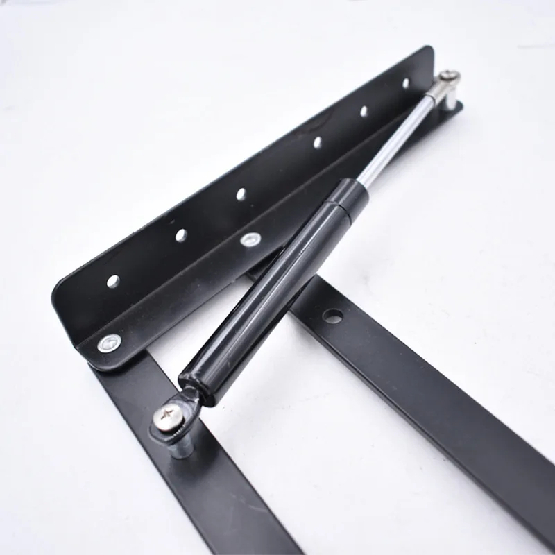 Bisagra de Elevación plegable para mesa de té, 2 piezas, amortiguador hidráulico para muebles, estante de elevación, accesorios para mesa de centro