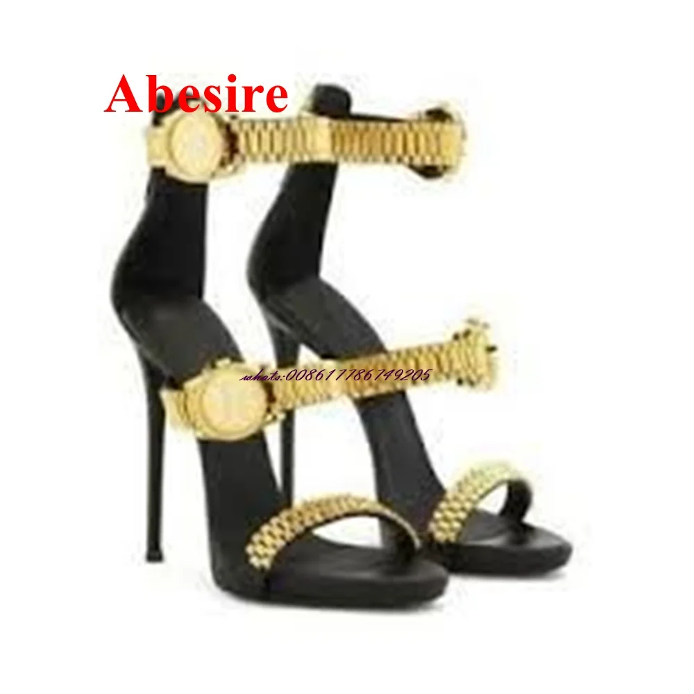 Open Teen Platform Horloge Decor Sandalen Tijd Dunne Hak Hoge Hak Vrouwen Sandalen Nieuwe Aankomst Mode Vrouwen Schoenen Sexy Back rits