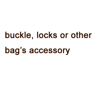 

buckle or other bags accessory