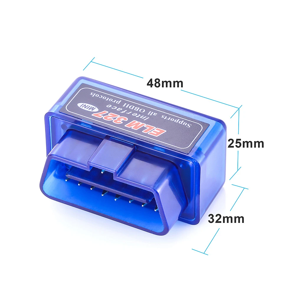 V2.1/V1.5 ELM327 OBD2 Bluetooth-compatible Mini Auto Scanner OBDII Car Tester Diagnostic Tool for Android IOS Windows Symbian